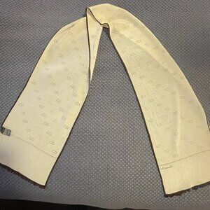 Dior Beige and Dark Trim Scarf